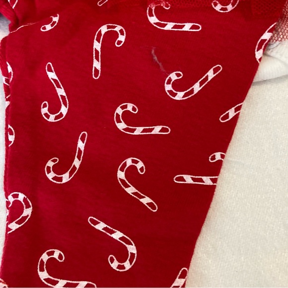 CHRISTMAS 2PC NEWBORN COTTON ONSIE WITH LEGGINGS TOOL SKIRT NWT - Picture 2 of 6
